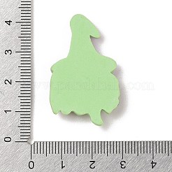 ハロウィーン 不透明樹脂 デコデン カボション  魔女  37x23x5.5mm&nbsp;RESI-M044-01F