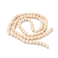 Natural Fossil Beads Strands&nbsp;G-K209-05D-4mm