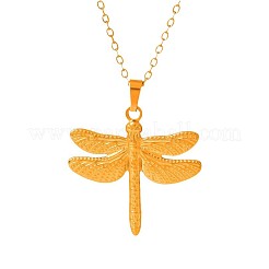 304 Stainless Steel Dragonfly Pendant Necklaces Women Fashion Minimalist Design Jewelry&nbsp;GG3661-2