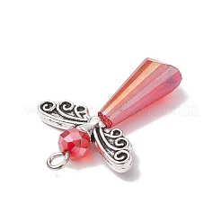 Glass & Alloy Pendants&nbsp;PALLOY-JF03051