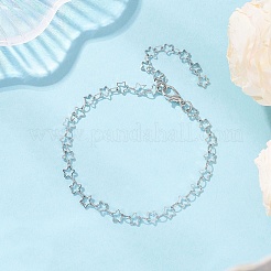 Brass Star Link Chain Bracelets&nbsp;BJEW-JB12643