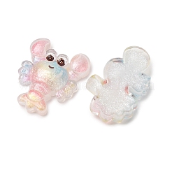 海洋エポキシ樹脂カボション  印刷  混合図形  17~29x17~27x6~8mm&nbsp;RE-CBAE980-03