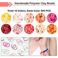 Handmade Polymer Clay Beads&nbsp;CLAY-PH0001-31E-03