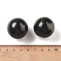 Natural Shungite Sphere Beads&nbsp;G-F675-01-B