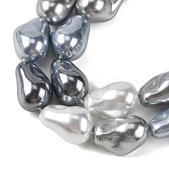 Electroplated Glass Beads Strands&nbsp;GL-CBA89C7-01D