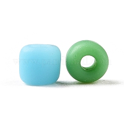 不透明な12/0ガラスシードビーズ  丸い穴  ラウンド  ミックスカラー  2.5~3x2~2.5mm  穴：1mm  約6338個/ポンド&nbsp;SEED-A030-01A