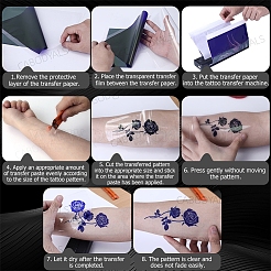 Rectangle Plastic Tattoo Stencil Transfer Film&nbsp;DIY-CY0003-17