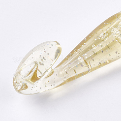 プラスチックかぎ針編みのフック  淡いチソウ  152x18mm  ピン：18mm&nbsp;TOOL-T006-33