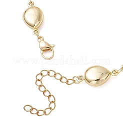 304 Stainless Steel Teardrop Link Chains Bracelets for Women&nbsp;BJEW-JB13427
