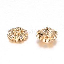 Apetalous Brass Bead Caps&nbsp;KK-R037-107KC