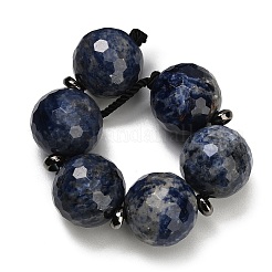 Natural Sodalite European Beads Strands&nbsp;GG-CBA007A-D05-01