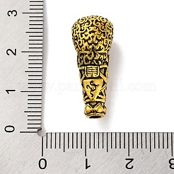 Rack Plating Tibetan Style Alloy 3 Hole Guru Beads&nbsp;PALLOY-F313-07AG