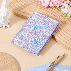 ポリエステル製ブックカバー  ノートブックラップ  長方形  プラム  155x120x2mm&nbsp;AJEW-WH0410-384