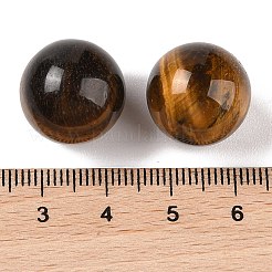 天然タイガーアイ 穴なし球形ビーズ  ラウンド  16mm&nbsp;G-K353-04D-04