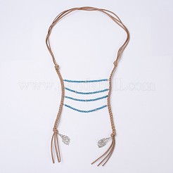 Natural & Synthetic Mixed Stone Tiered Necklaces&nbsp;NJEW-JN02124