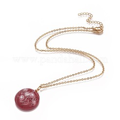 304ステンレススチールジュエリーセット  樹脂ペンダントネックレスとアクリルビーズスタッドピアス  ピアスキャッチ/ピアスバックキャッチ付き  フラットラウンド  ミックスカラー  17.9~18インチ（45.5~45.9cm）  2mm  10mm  ピン：0.8mm&nbsp;SJEW-F209-C