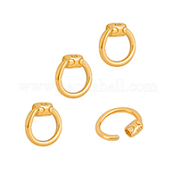 4Pcs Sterling Silver Locking Carabiner&nbsp;FIND-PH0026-94G