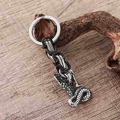Vintage 304 Stainless Steel Cobra Keychains&nbsp;BM7932
