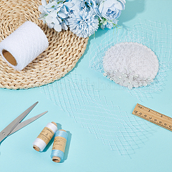 25 Yards Polyester Mesh Ribbons&nbsp;DIY-WH0002-90A