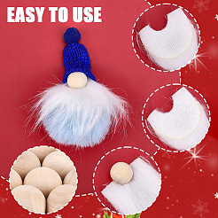 24Pcs Artificial Wool Doll Mustache&nbsp;FIND-NB0006-81