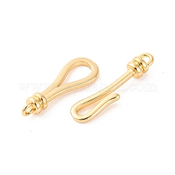 Brass Hook and S-Hook Clasps&nbsp;KK-U016-04G