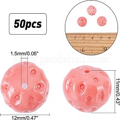 50Pcs Synthetic Coral Beads&nbsp;CORA-NB0001-02