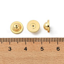 シェグレイス ブラス イヤーナット  ピアスバックキャッチ  カドミウムフリー＆ニッケルフリー＆鉛フリー  18KGP本金メッキ  8x4mm  穴：0.9mm&nbsp;XGR0031G-77G