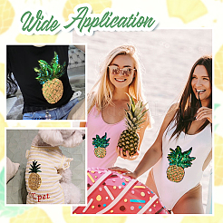 4Pcs 2 Styles Computerized Embroidery Polyester Ornament Accesories&nbsp;DIY-PH0030-20