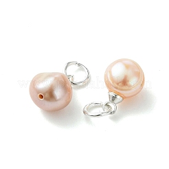 Natural Cultured Freshwater Pearl Pendants&nbsp;PALLOY-JF05299-02