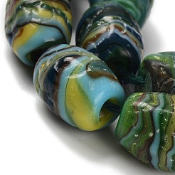 Handmade Lampwork Beads Strands&nbsp;LAMP-C016-01B