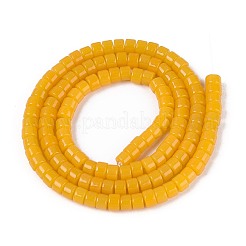 Imitation Jade Glass Beads Strands&nbsp;GLAA-N026-2x4mm-J06