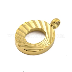 Ion Plating(IP) 304 Stainless Steel Charms&nbsp;STAS-G345-01G-O