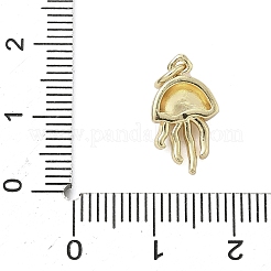 Brass Enamel Pendants&nbsp;KK-K368-11G