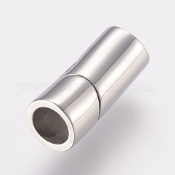 変色しにくい304ステンレススチール製のマグネット留め具と接着端  ステンレス鋼色  22mm  穴：6mm&nbsp;STAS-E138-04P