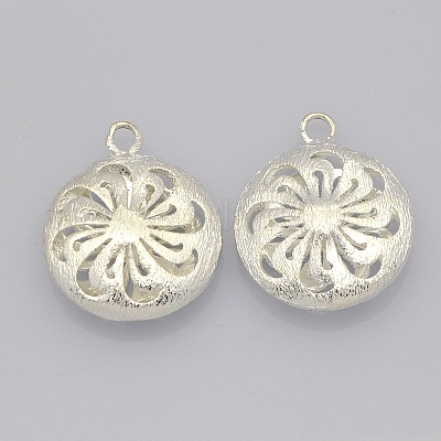 Brass Hollow Pendants&nbsp;KK-J188-19S-1