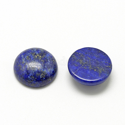 天然石ラピスラズリカボション  染め  半円/ドーム  10x4~5mm&nbsp;G-R416-10mm-33-1
