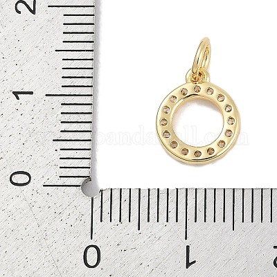 Rack Plating Brass Charms&nbsp;KK-Q028-55G-1