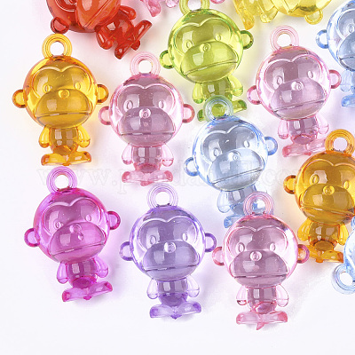 Transparent Acrylic Pendants&nbsp;TACR-S133-105-1