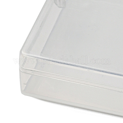 クリアプラスチックビーズ収納ケース  長方形  透明  15x8x1.85cm&nbsp;CON-XCP0002-15-1