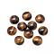 Natural Tiger Eye Cabochons, Half Round/Dome, 6x3~4mm