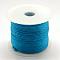 Nylon Braided Cord, Dodger Blue, 1.0mm, about 49.21 yards(45m)/roll