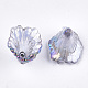 Transparent Acrylic Bead Caps&nbsp;X-TACR-T007-01-3