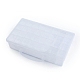 プラスチックビーズ収納ケース  長方形  透明  5x2.7x3cm&nbsp;CON-N012-08-2