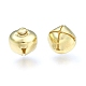 アイアン製ベルチャーム  ゴールドカラー  10x10x10mm  穴：3x1mm&nbsp;IFIN-Q112-05G-1