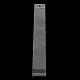 レクタングルセロハンのOPP袋  透明  34x8cm  一方的な厚さ：0.035mm  インナー対策：28.5x8のCM&nbsp;OPC-R012-206-1