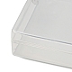 クリアプラスチックビーズ収納ケース  長方形  透明  15x8x1.85cm&nbsp;CON-XCP0002-15-3