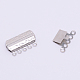 316 Surgical Stainless Steel Box Clasps&nbsp;STAS-WH0009-04P-1