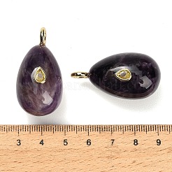 Natural Amethyst Pendants&nbsp;GG-CBA4625-02G-05