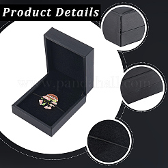 Rectangle PU Leather Badge Storage Boxes&nbsp;CON-WH20008-20A
