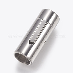 変色しにくい304ステンレススチール製バヨネット留め具  ステンレス鋼色  25x9.5mm  穴：7.5mm&nbsp;STAS-O114-049A-P